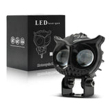 Maxbell Motorcycle Fog Light Universal Owl Shape Work Light for Motorbikes ATV Bike