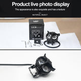 Maxbell Motorcycle Fog Light Universal Owl Shape Work Light for Motorbikes ATV Bike