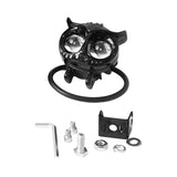 Maxbell Motorcycle Fog Light Universal Owl Shape Work Light for Motorbikes ATV Bike