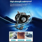 Maxbell Motorcycle Fog Light Universal Owl Shape Work Light for Motorbikes ATV Bike