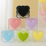 Maxbell Chargers Cable Protective Cover 4in1 3D Protective Case for Cell Phone Phone Love Black