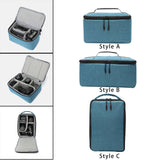 Maxbell Camera Bag Anti Shock Soft Padded Storage Bag for DSLR Digital Camera Lenses Style A