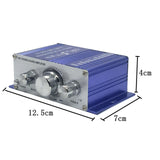 Maxbell Mini Audio Amplifier Compact Portable for Home Audio System Car Audio TV