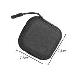 Maxbell Earbud Case Holder Small Earphone Carrying Case for Earbud Camera Chips Keys Dark Grey