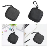 Maxbell Earbud Case Holder Small Earphone Carrying Case for Earbud Camera Chips Keys Dark Grey