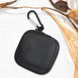 Maxbell Earbud Case Holder Small Earphone Carrying Case for Earbud Camera Chips Keys Black