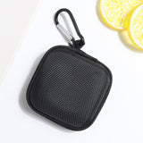 Maxbell Earbud Case Holder Small Earphone Carrying Case for Earbud Camera Chips Keys Black