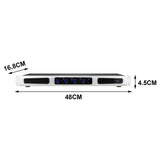 Maxbell Power Amplifier 4x 750W Digital Audio Amp for Performance Party Home Theater