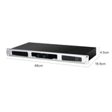 Maxbell Power Amplifier 2x 550W Professional Clear Sound for Bars Home Theater Party