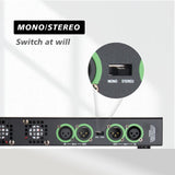Maxbell Power Amplifier 2x 400W Compact Clear Sound for Performance KTV Home Theater