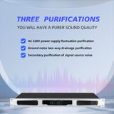Maxbell Power Amplifier 2x 400W Compact Clear Sound for Performance KTV Home Theater