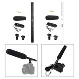 Maxbell DSLR Camera Microphone Wired Vocal Mic for Voice Dictation Film DSLR Cameras Black
