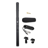 Maxbell DSLR Camera Microphone Wired Vocal Mic for Voice Dictation Film DSLR Cameras Black