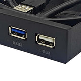 Maxbell 3.2 inch Front Panel Convenient 4 Ports Easy to Install Computer Accessories