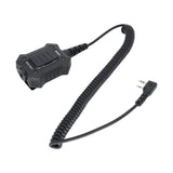 Maxbell Handheld Speaker Mic Stretchable Cable Headphone Jack Speaker Mic for Kpg69D