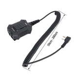 Maxbell Handheld Speaker Mic Stretchable Cable Headphone Jack Speaker Mic for Kpg69D