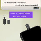 Maxbell Smartphone Remote Controller Aluminum Alloy IR Remote Controller Adapter
