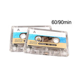 Maxbell 2Pcs Blank Cassette Tapes Audio Tape for Mother's Day Birthday Party Holiday 60 Minutes