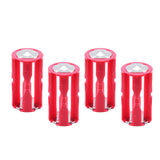 Maxbell 4 Pieces 4AAA to 1C Size Converter Saving Sturdy Anti Rust Battery Converter