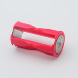 Maxbell 4 Pieces 4AAA to 1C Size Converter Saving Sturdy Anti Rust Battery Converter