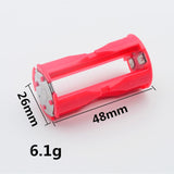 Maxbell 4 Pieces 4AAA to 1C Size Converter Saving Sturdy Anti Rust Battery Converter