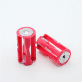 Maxbell 4 Pieces 4AAA to 1C Size Converter Saving Sturdy Anti Rust Battery Converter