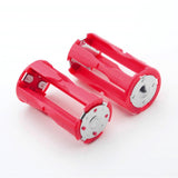 Maxbell 4 Pieces 4AAA to 1C Size Converter Saving Sturdy Anti Rust Battery Converter