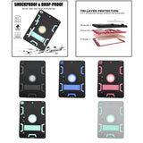 Maxbell Tablet Cover 10.2 Inches Stand Back Cover Protection Easy to Use Bags Black