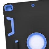 Maxbell Tablet Cover 10.2 Inches Stand Back Cover Protection Easy to Use Bags Black Blue