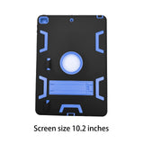 Maxbell Tablet Cover 10.2 Inches Stand Back Cover Protection Easy to Use Bags Black Blue