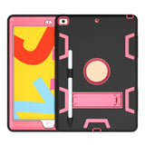 Maxbell Tablet Cover 10.2 Inches Stand Back Cover Protection Easy to Use Bags Black rose Red