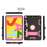 Maxbell Tablet Cover 10.2 Inches Stand Back Cover Protection Easy to Use Bags Black rose Red