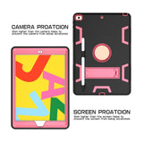 Maxbell Tablet Cover 10.2 Inches Stand Back Cover Protection Easy to Use Bags Black rose Red