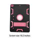 Maxbell Tablet Cover 10.2 Inches Stand Back Cover Protection Easy to Use Bags Black rose Red