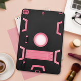 Maxbell Tablet Cover 10.2 Inches Stand Back Cover Protection Easy to Use Bags Black rose Red