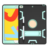 Maxbell Tablet Cover 10.2 Inches Stand Back Cover Protection Easy to Use Bags Black Mint