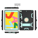 Maxbell Tablet Cover 10.2 Inches Stand Back Cover Protection Easy to Use Bags Black Mint