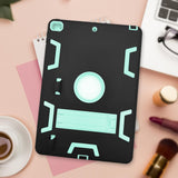 Maxbell Tablet Cover 10.2 Inches Stand Back Cover Protection Easy to Use Bags Black Mint