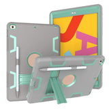 Maxbell Tablet Cover 10.2 Inches Stand Back Cover Protection Easy to Use Bags Gray Mint