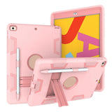 Maxbell Tablet Cover Silicone with Pencil Holder Accessories Protective Tablet Cases rose gold