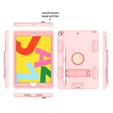 Maxbell Tablet Cover Silicone with Pencil Holder Accessories Protective Tablet Cases rose gold