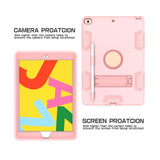 Maxbell Tablet Cover Silicone with Pencil Holder Accessories Protective Tablet Cases rose gold