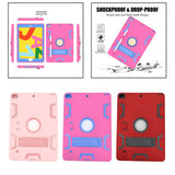 Maxbell Tablet Cover Silicone with Pencil Holder Accessories Protective Tablet Cases rose gold