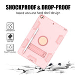 Maxbell Tablet Cover Silicone with Pencil Holder Accessories Protective Tablet Cases rose gold