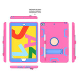 Maxbell Tablet Cover Silicone with Pencil Holder Accessories Protective Tablet Cases rose red blue