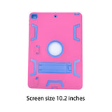 Maxbell Tablet Cover Silicone with Pencil Holder Accessories Protective Tablet Cases rose red blue