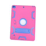 Maxbell Tablet Cover Silicone with Pencil Holder Accessories Protective Tablet Cases rose red blue