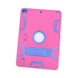 Maxbell Tablet Cover Silicone with Pencil Holder Accessories Protective Tablet Cases rose red blue