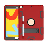 Maxbell Tablet Cover Silicone with Pencil Holder Accessories Protective Tablet Cases Red