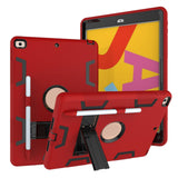 Maxbell Tablet Cover Silicone with Pencil Holder Accessories Protective Tablet Cases Red